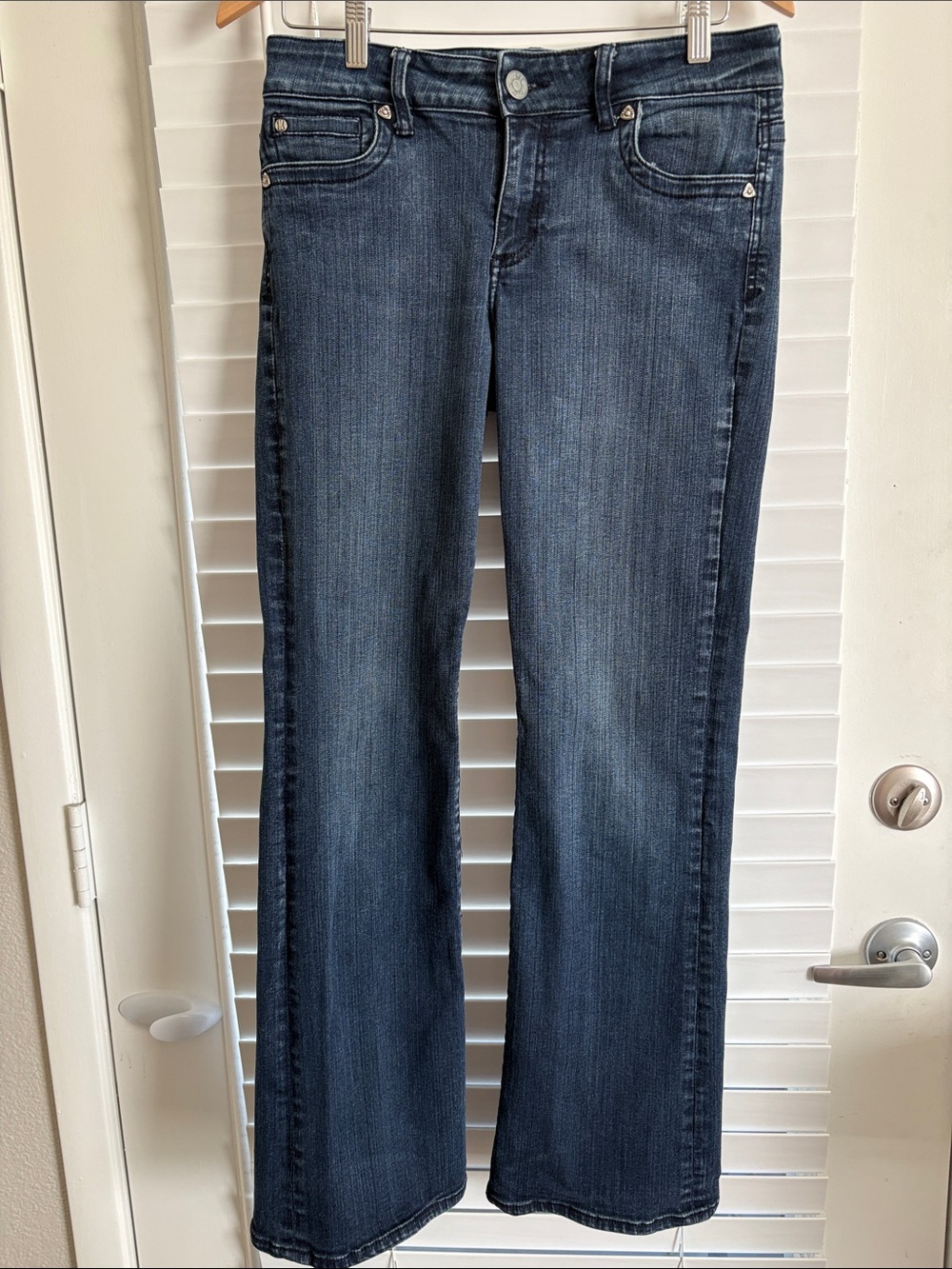 Kut from the Kloth Natalie Bootcut Dark Blue Flare Flattering Classic Jeans SZ 6